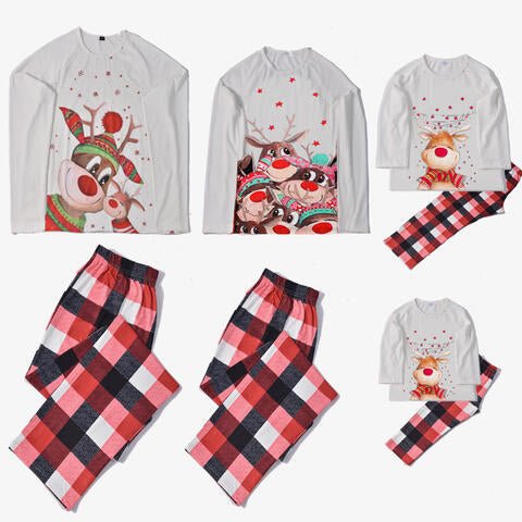 Baby Reindeer Top and Plaid Pants Set - Beauty by Anjuli